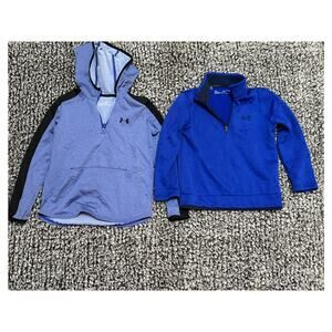 Boys Youth Under Armour Quarter Zip Lot. Size YSM. GUC